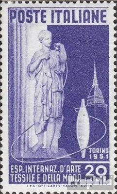 Produktbild von Briefmarken Italien 1951 Mi 832 (kompl.Ausg.) postfrisch Textilausstellung