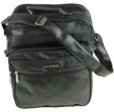 Produktbild von Bag Street Kunstleder Tasche Herren schwarz 28x14x36 OTJ131S