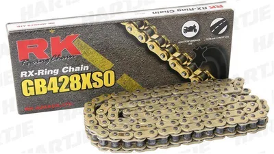 Image de RK chaîne 428 Xso 138 N or/or ouvert