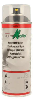 Produktbild von ColorMatic Kunststoffspray schwarz, 400 ml