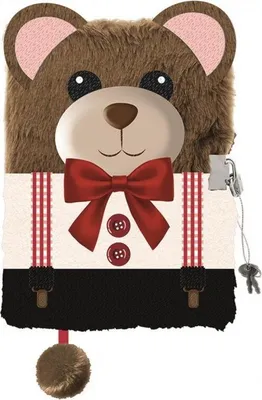 Immagine prodotto di Diario Plush Premium "Orso elegante", DIN A5