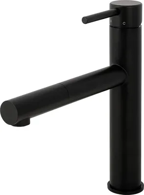 Produktbild von Solido Küchenarmatur ausziehbar & schwenkbar ECO - druckfest Wasserhahn Küche schwarz matt