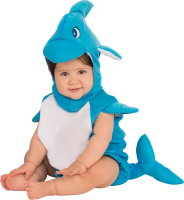 Produktbild von PxP 2510555 - Dolphin, Kleinkind Kostüm Gr. Toddler, Delfin Meer