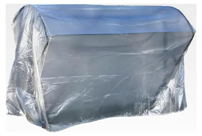 Produktbild von Abdeckung für Hollywoodschaukel 215x155x150 cm | transparent und wetterfest | optimaler Schutz für Gartenschaukel mit Dach | robustes PE-Bändchengewebe aus Recyclingmaterial | reißfest und langlebig