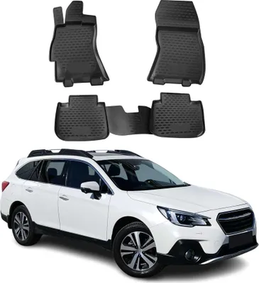 Produktbild von 2014-2025 Subaru Outback Fußmatten TPE Schwarz 4 tlg
