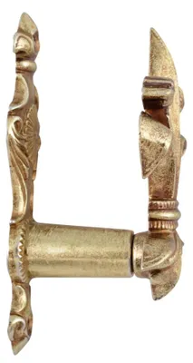 Produktbild von 2er Set Denix Wandhalter Bourbon-Lilie messingfarben für Schwerter Waffen Pistolen Gewehre Halter