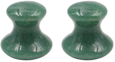 Produktbild von Gua Sha Massage Stein - Naturstein - Oog- und Schlafmassage - Räumlich für Falten - Stressreduzierung - Bequemer Einsatz