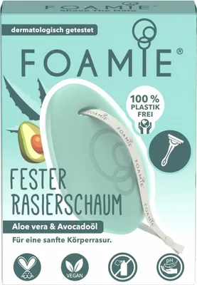 Immagine prodotto di Schiuma da barba con aloe e olio di avocado - Prodotto in blocco di qualità, 80g