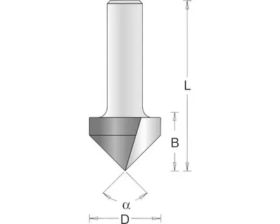 Immagine prodotto di Fresa per scanalature HM-V HiKOKI 12,7x44 mm