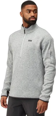 Image de Helly Hansen Varde 2.0 Fleece Avec Demi Zip Gris S Homme Gris S