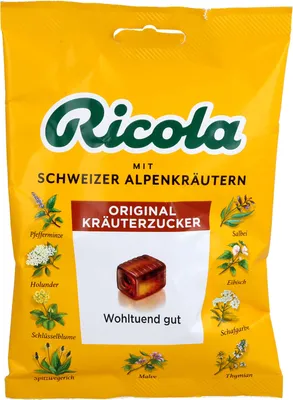 Image de Ricola Bonbons suisses aux herbes, 75 g de bonbons