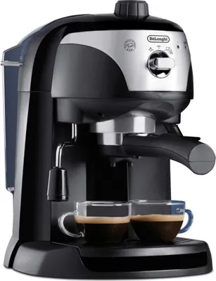 Obrázok produktu pre De’Longhi EC 221.CD, Espresso kávovar, 1 L, kávový sáčok, Mletá káva, 1050 W, Čierna, Strieborná, Priehľadná