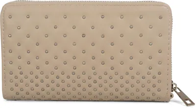 Produktbild von styleBREAKER Geldbörse mit Nieten, Reißverschluss, Kugelnieten besetzte Handschlaufe, Portemonnaie, Damen 02040094