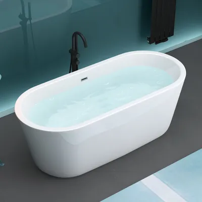 Produktbild von Mai & Mai Freistehende Badewanne 180x80cm Acryl Standbadewanne V505