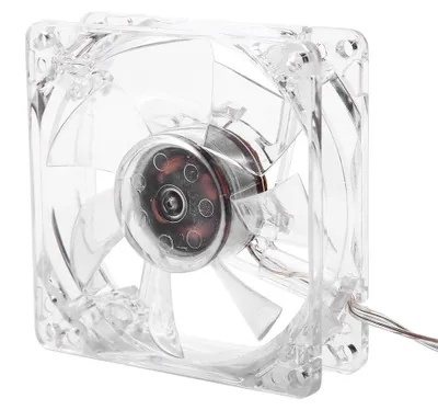 Obrázek produktu pro 8cm barevný průhledný USB ventilátor, 5V ventilátor pro chlazení procesoru pro PC