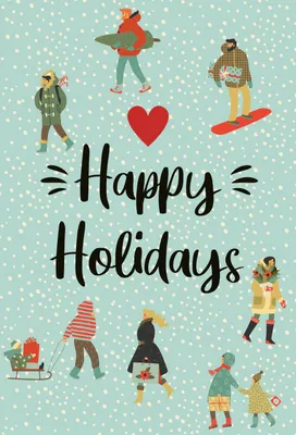 Produktbild von Ravensburger Puzzle 17354 - Happy Holidays - 99 Teile