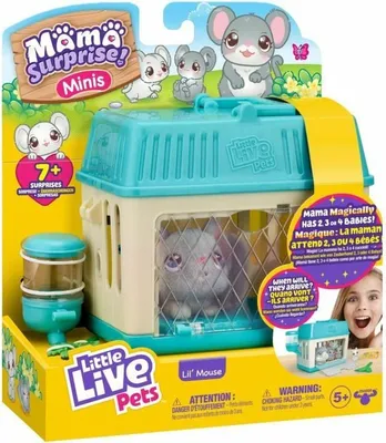 Obrázok produktu pre Little Live Pets - Hracia súprava Mama Surprise Mini Mouse: Lil' Mouse