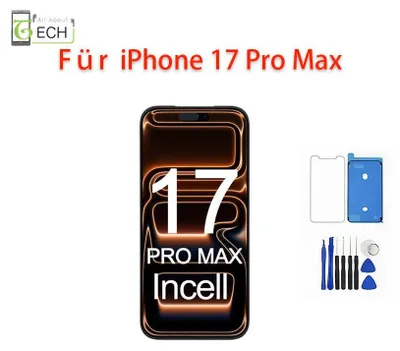 Produktbild von Für iPhone 17 Pro Max LCD Display (incell) Touchscreen Bildschirm Schutzglas