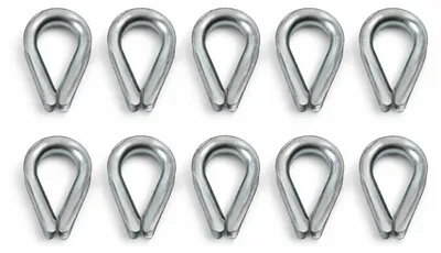 Productafbeelding van 10 Galvaniseerde Kabelmoffen voor Kabel Ø 8 mm