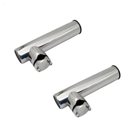 Image de Ensemble de 2 supports d'angle réglables en acier inoxydable