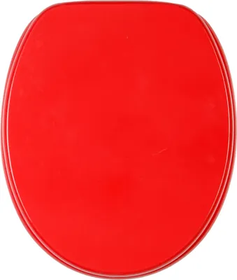 Produktbild von SANILO® WC-Sitz mit Absenkautomatik Rot, Toilettendeckel direkt vom Hersteller, Klodeckel, Klobrille, WC Deckel, Toilettensitz, Toilettenbrille