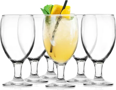 Produktbild von Glasmark Krosno Gläser-Set Für Bier 0,5 Liter Biergläser Pokal Gläser Für Craft Beer Biertulpe Bierglas Trinkglas Glas Für Cocktail Cocktailgläser Saftgläser Spülmaschinenfest 6 x 500ML