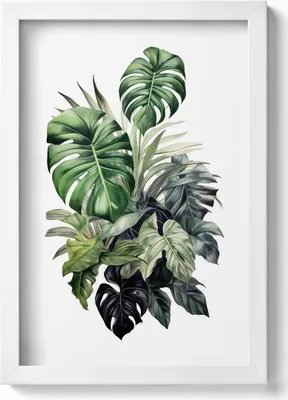 Produktbild von Gerahmtes Kunstwerk– Wandbild mit Rahmen – Gerahmtes Bild  – Wanddekoration – 20x30 cm – Weiß