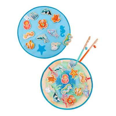 Image de Jeu d'attrape-poissons magnétique 2en1