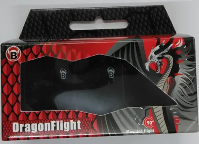 Produktbild von BULL'S DragonFlight | Set of 3 Flights | Schwarz - Standard -- 1 Satz