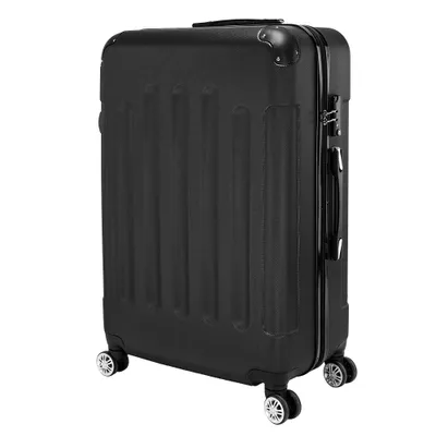 Produktbild von Tragbarer 3-in-1-Trolley aus ABS, 20" / 24" / 28" Schwarz