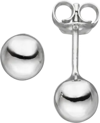 Produktbild von JOBO Ohrstecker Kugel 6,1 mm 925 Sterling Silber Ohrringe Kugelohrstecker