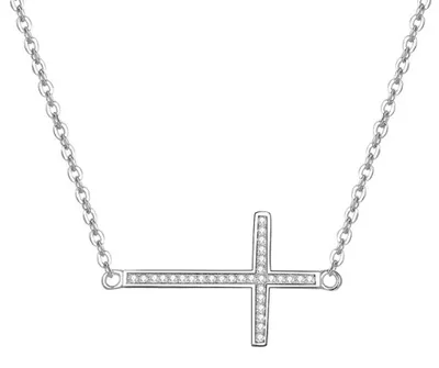 Immagine prodotto di Collana d'argento con croce AGS196/47