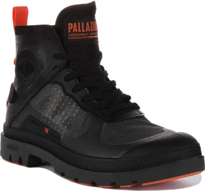 Produktbild von Palladium Pampa Lite + Matryx Schnürung Vegane Masche Offroad Stiefelette Schwarz – 5 UK - 38 EU - 5,5 US / Schwarz