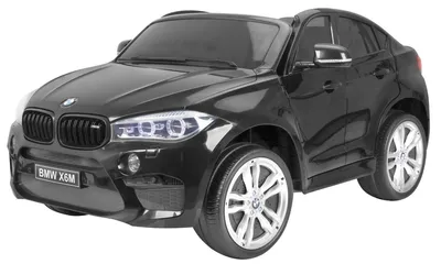 Obrázok produktu pre Bmw X6M Xxl Pre 2 Deti Čierna Farba + Diaľkové Ovládanie +  + Bezpečnostné Pásy + Pomalý Štart + Mp3 + Led