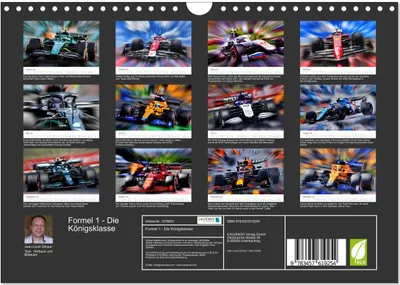 Produktbild von Formel 1 - Die Königsklasse (Wandkalender 2026 DIN A4 quer), CALVENDO Monatskalender