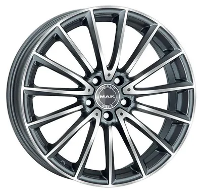Obrázek produktu pro litá kola MAK KOMET 8.5x21 5x112 ET 39 GUN MET-MIRROR FACE