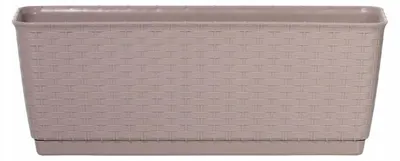 Produktbild von Prosperplast Ratolla DRL500P Balkonkasten Rattan-Optik Mocca