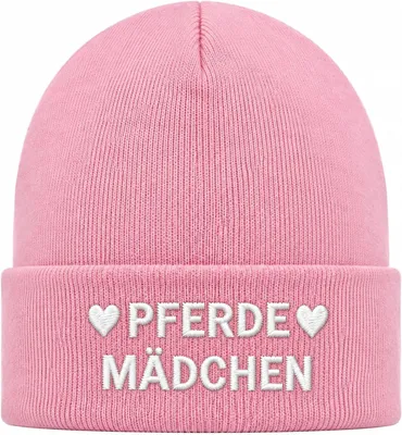 Obrázok produktu pre Pletená čiapka pre dievčatá - Motív koní - Beanie