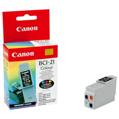 Produktbild von Canon BCI-21, Cyan, Magenta, Gelb, Tinte auf Pigmentbasis