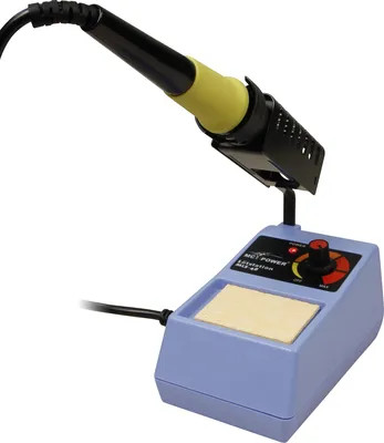 Produktbild von Lötstation McPower "MLS-48", regelbar 20-48W, 200-450°C, blau