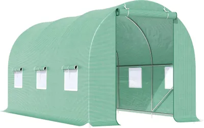 Produktbild von Sunny Garden Gewächshaus - Folie - Grün 4,5 x 2 x 2m -