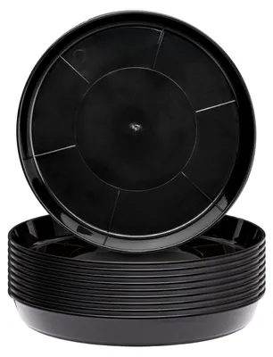 Productafbeelding van Omgoods - Set van 10 Ronde Plantenschotels met een Diameter van 17 cm