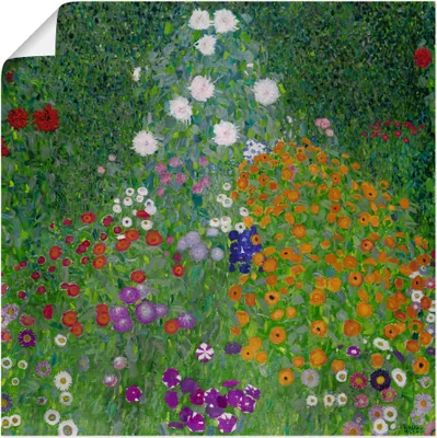 Produktbild von ARTland Poster Bauerngarten. 1905-07 Größe: 40x40 cm