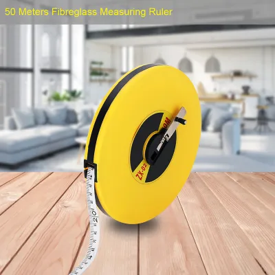 Image de règle de mesure en fibre de verre 50 mètres Ruban à mesurer Outils