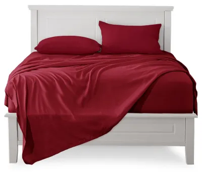 Produktbild von FARFALLAROSSA Bettwäsche-Set für Einzelbett aus 100% Baumwolle, Spannbettlaken f