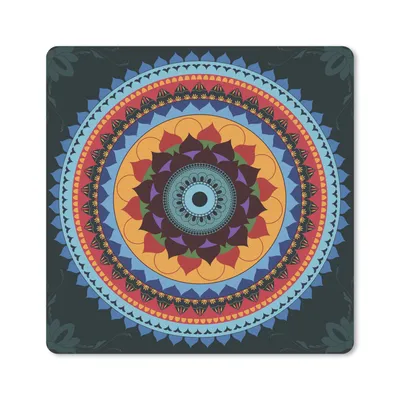 Produktbild von MuchoWow® Mauspad Mousepad Mandala-Rangoli 30x30 cm - Mousepads - Maus Mat - Pad - Mausunterlage - Gaming
