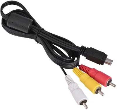Produktbild von AV-Kabel für Canon-Kameras - 3 Stück - Mini-USB - Schwarz - Universal