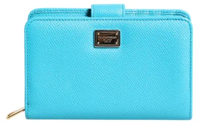 Immagine prodotto di Pochette in pelle azzurra di Dolce & Gabbana