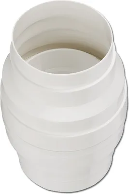 Produktbild von Europart 10006304 UNIVERSAL Kondenswasserstop Kondenswasser Sammler Rückflussverhinderer 125mm Rund Anschluss Abluft Rohr Abluftschlauch für Dunstabzugshaube Klimagerät Trockner
