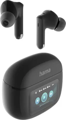 Zdjęcie produktu dla Hama 00221820, True Wireless Stereo (TWS), 20 - 20000 Hz, Połączenia/muzyka, 50 g, Zestaw słuchawkowy, Czarny